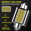 2 шт. C5W COB LED C10W автомобиль 31 мм 36 мм 39 мм 41 мм Canbus гирлянды лампы для чтения лампа для чтения авто интерьерный купол номерной знак автомобиля лампа на двери багажника 6500K белый