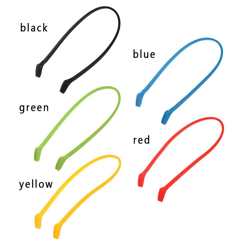 Fashion Candy Color Silicone Glasses Necklace Eye Wear Accessories Glasses Chain Eyeglass Lanyard
