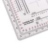 for Technical Map Protractor Coordinate Scale Protractor Land Navigation Protractor Measuring Ruler