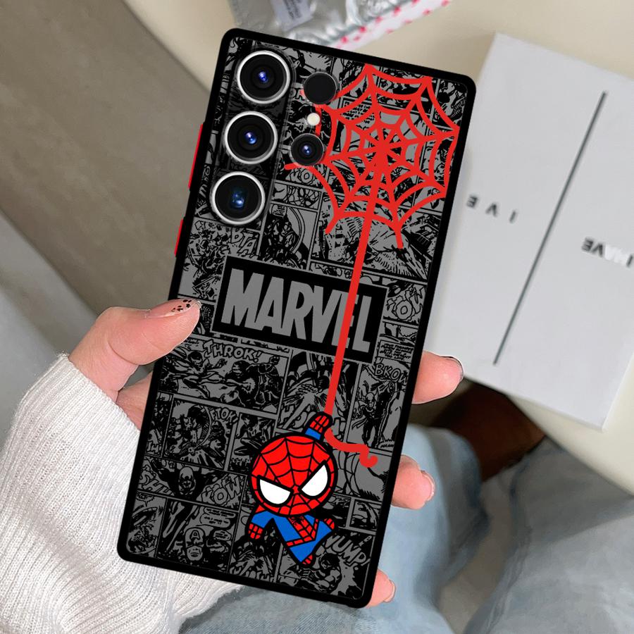 Милый Человек-паук Marvel Чехол для телефона для Samsung Galaxy S26 S20 S22 S24 Plus S21 S23 FE S25 Ultra Note 20 10+