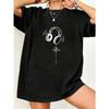 Oversized T Shirt Black Headphones Music Wave Print Casual Wear For Women Streetwear Fashion Summer Outfit Music Lover Style