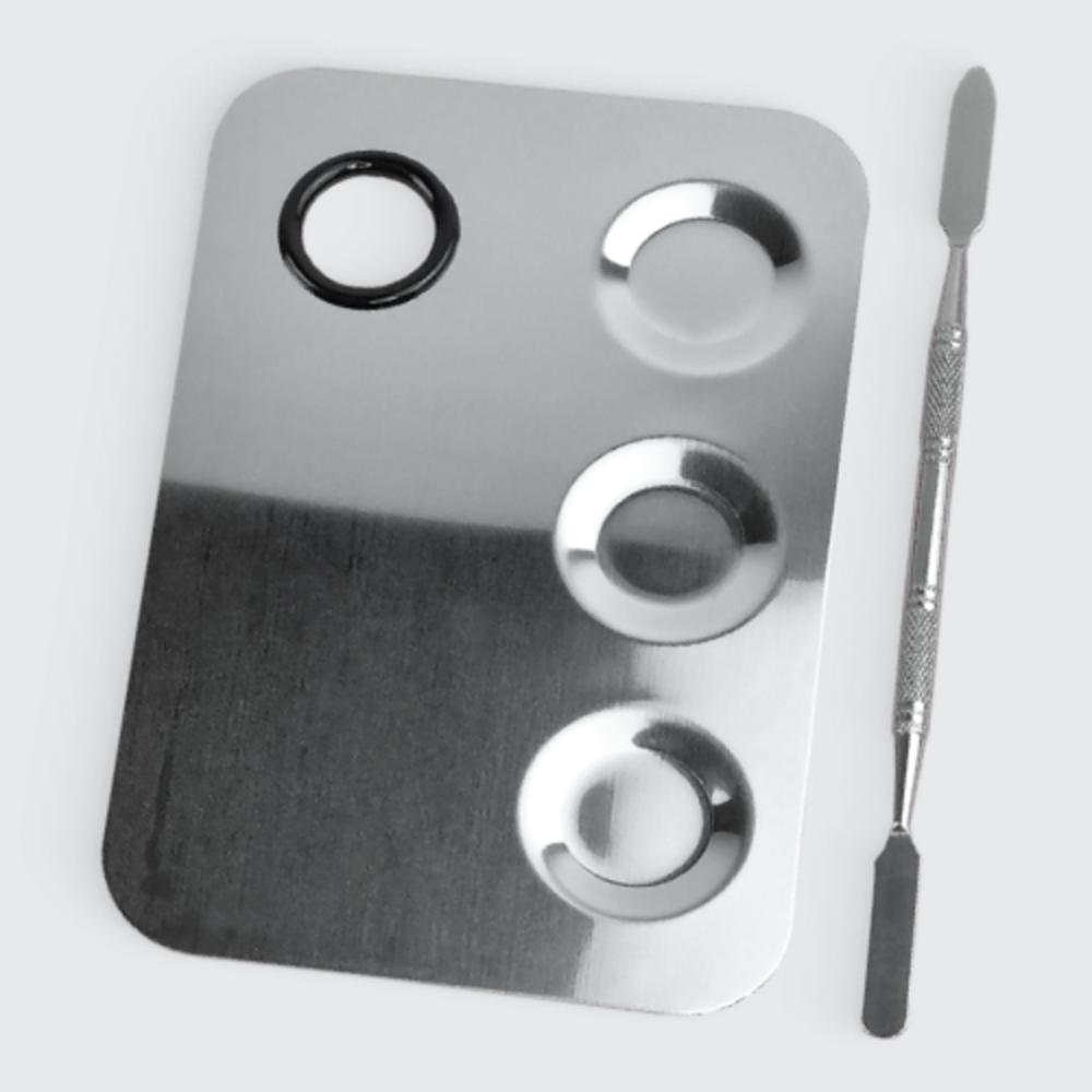 Палитра для макияжа Apraha Rachel, кольцо, тени для век, основа для ногтей, помада, консилер, пигмент, косметический инструмент для смешивания, 1 шт.