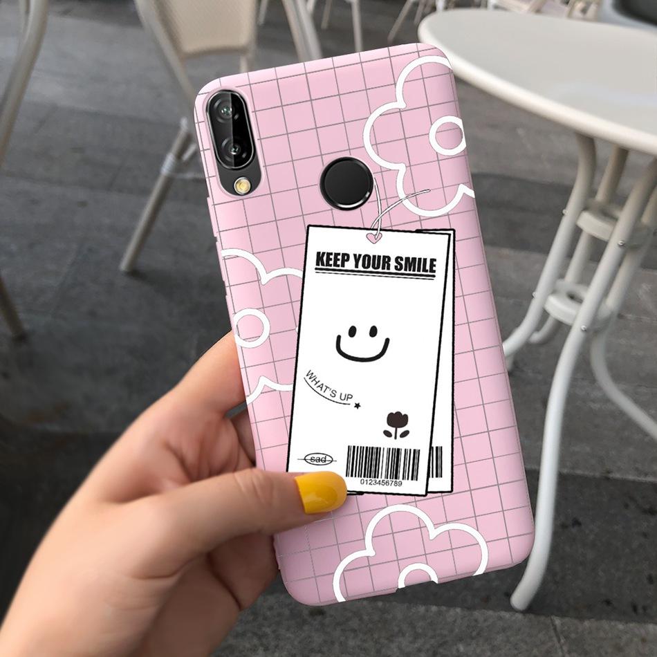 Чехол для Huawei P20 Lite Nova 3e ANE-LX1 ANE-LX2 Милый Мультяшный Конфетный Цвет Силиконовые Чехлы для Телефона Для Huawei P20lite Мягкая TPU Обложка