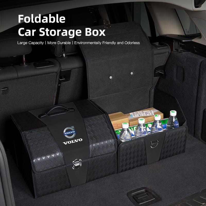 Car Storage Bag Trunk Organizer Box Tidying Accessories For Volvo XC90 V90 V60 XC60 V40 EC40 EX40 S80 S60 S90 C40 XC40 V70 XC70