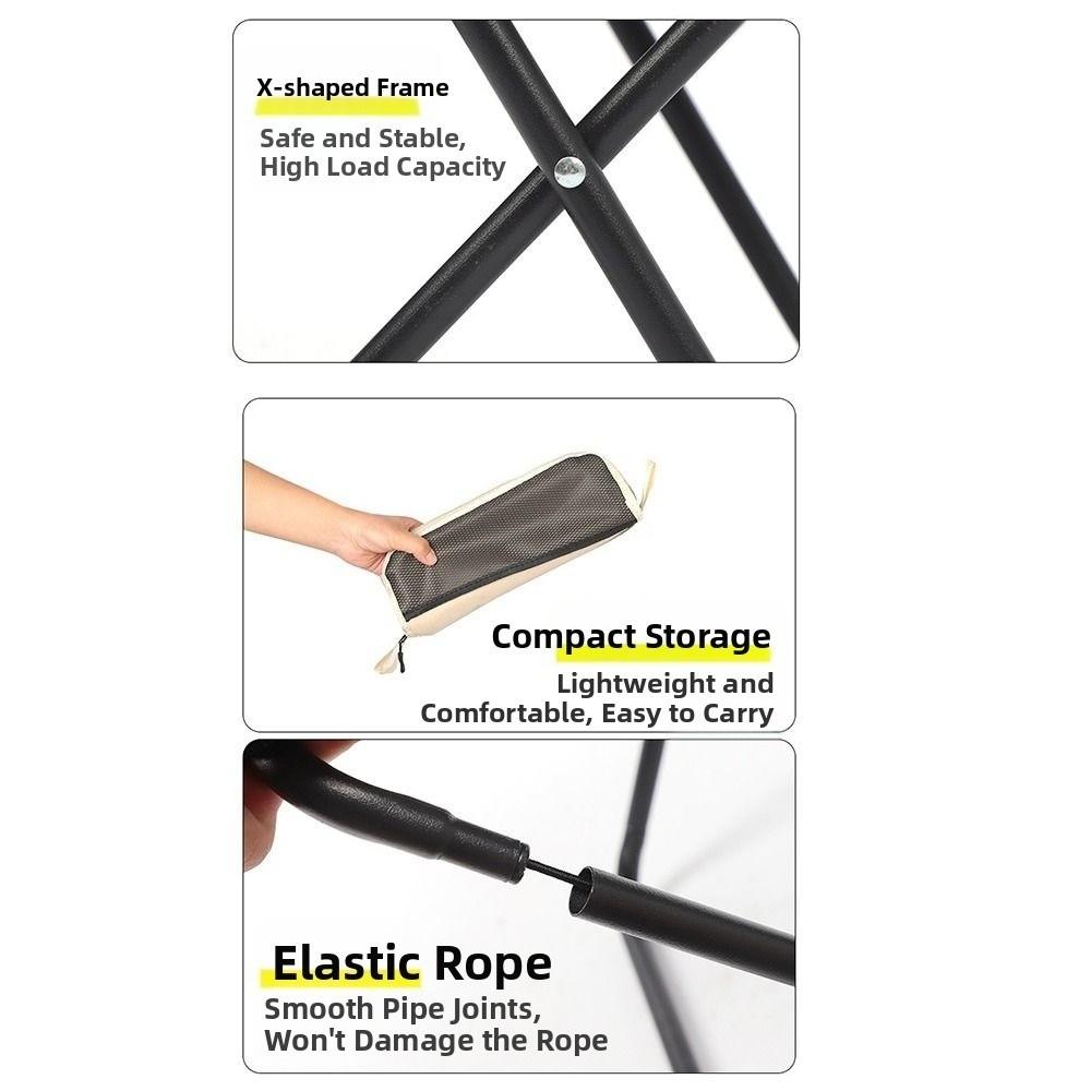 Strong Load-bearing Folding Backpack Stool Wear-resistant Folding Chair l Pen Bag Stool Hiking