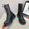 2025 Autumn New Platform Martin Boots Women's Foreign Trade Large Size Knight Boots Low Tube Women's Short Boots Tide