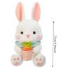 With Bib Bunny Animal Plush Doll Soft Adorable Bunny Dolls Carrot Rabbit Plush Toys  Children Girl