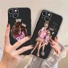 Woman Fashion Girl Super Mom Baby Case Funda for iPhone 7 8 6S SE 11 Pro Max 12 XR XS X 14 Plus 13 Mini Matte TPU Soft Cover