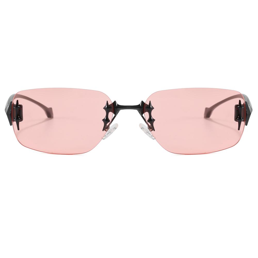 Superhot Eyewear 23006 Модные 2024 Ретро Без Ободка Овальные Прямоугольные Для Отдыха На Природе Фото Декоративные Солнцезащитные Очки