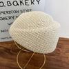 Weave Straw Pillbox Hat Fedoras Fedora Hat Women Medicine Box Hat  Beach Visor