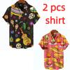 Fashion Vintage Men's Shirt Mexican Style 3D Print Clothing Summer Casual Hawaii Beach Harajuku Men's and Women's Fashion Holiday Shirt