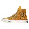 1970s Chuck 70 Parkway Floral Comfortable Fashion High-top Canvas Shoes Women's Yellow