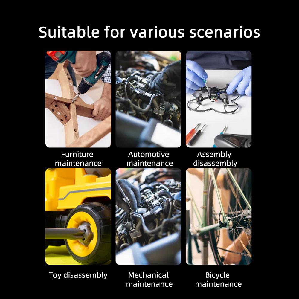 10/20PCS Impact Magnetic Batch Head Non-Slip PH2 Cross Screwdriver Tip Drill Bit Set High Torque Hard Screw Alloy Steel 25/50mm