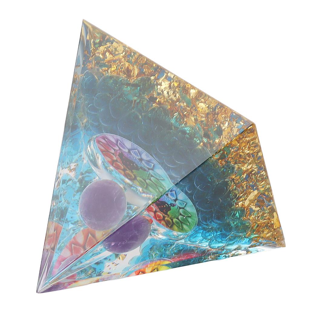 Положительная энергия Кристалл Пирамида Кристалл Эпоксидная Исцеление Кристалл Пирамиды для Медитации Удачи