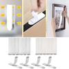 12 Пар Полос для Подвешивания Картинок, Прочные Клейкие Крючки для Подвешивания Картинок на Стены, Подвешивание Картинок Без Гвоздей, Клейкие Полоски