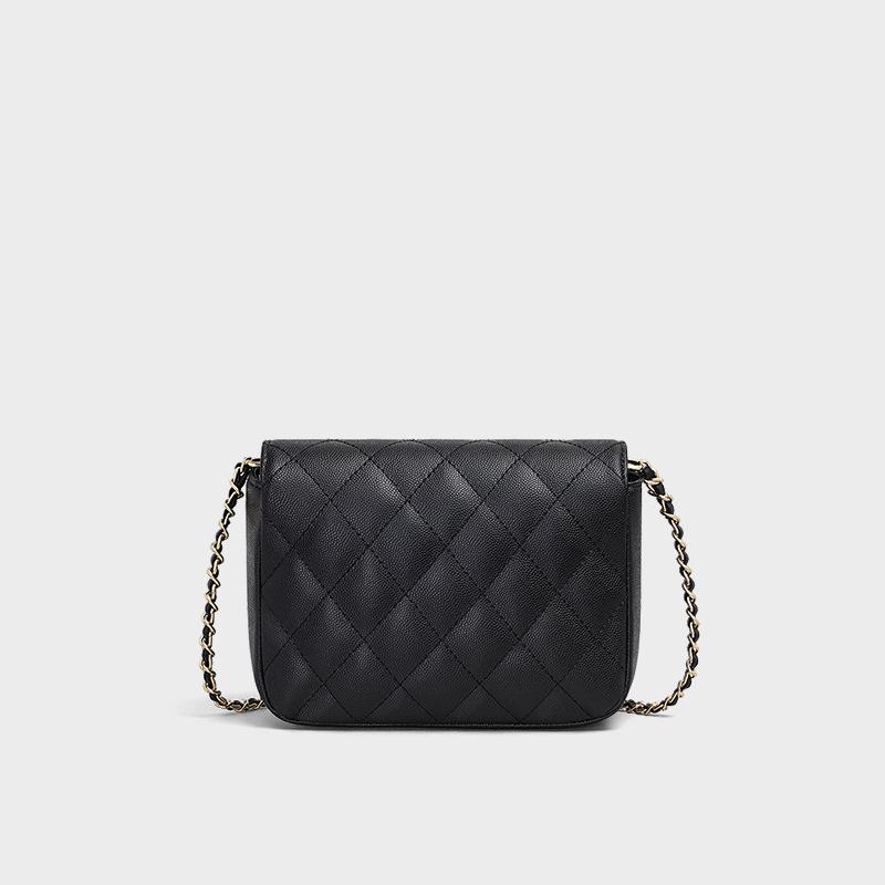 Сумка через плечо из натуральной кожи, новая осенне-зимняя сумка с бриллиантами высокого класса на цепочке