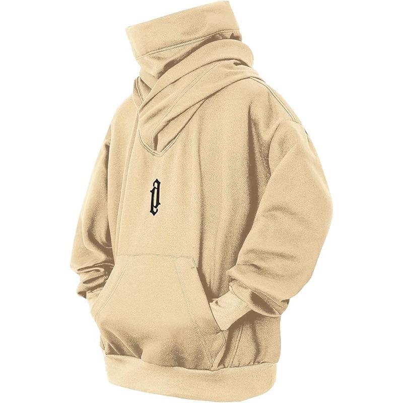 Heavy Industry Original Trendy Brand Осенняя толстовка с капюшоном и воротником-ворсом Мужская свободная повседневная однотонная верхняя одежда Толстовки и свитшоты для мужчин