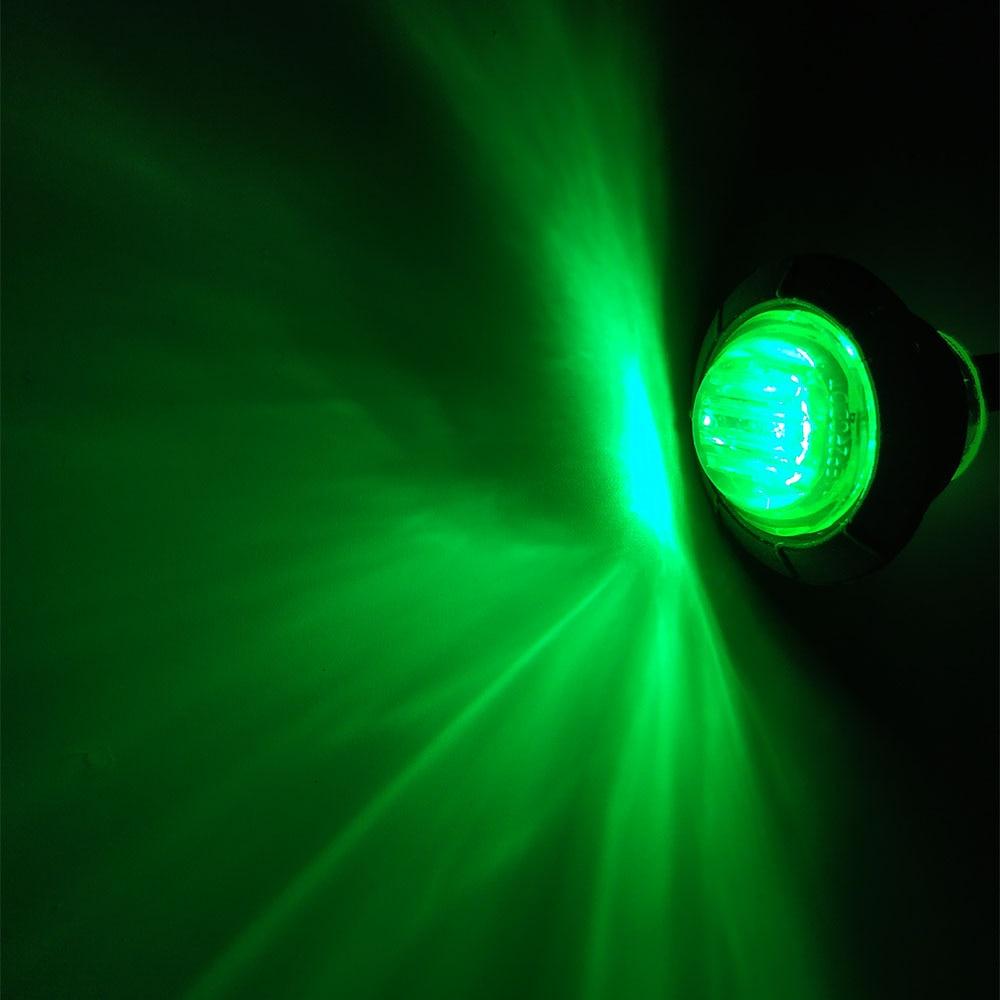 2 шт., 24 В, водонепроницаемые боковые габаритные фонари, светодиодная лампа-пуля для грузовика, прицепа, задние габаритные огни