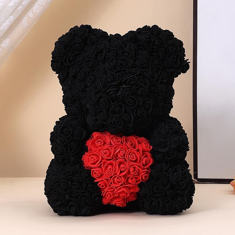 Handmade DIY Preserved Rose Bear: Creative Valentine's & Birthday Gift