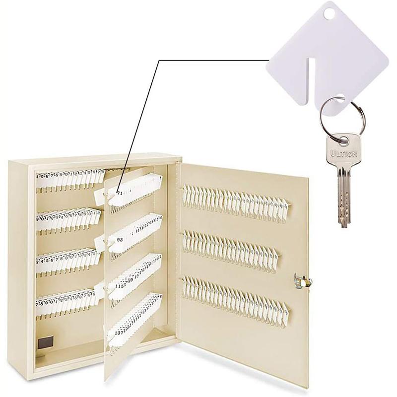 WTEMPO Пустая акриловая бирка для ключей, акриловая пряжка для ключей, акриловая бирка для классификации ключей, карточка для квитанций для шкафчика для ключей