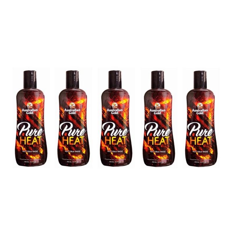 Australian Gold Pure Heat Bronzing Lotion 5 pcs 250ml