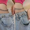 Alloy Adjustable Waist Clip Bowknot Pants Pin Fashion Tighten Waist Button