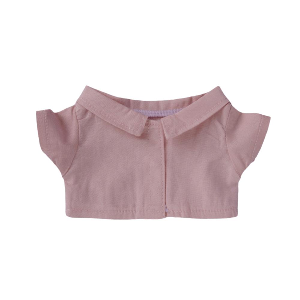 Accessories Cotton Stuffed Stripes Lattice Idol Doll Clothes Solid Color Blouse 20CM Doll Shirt