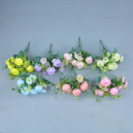 Полезный искусственный пион, тонкая работа, привлекательный декоративный элемент