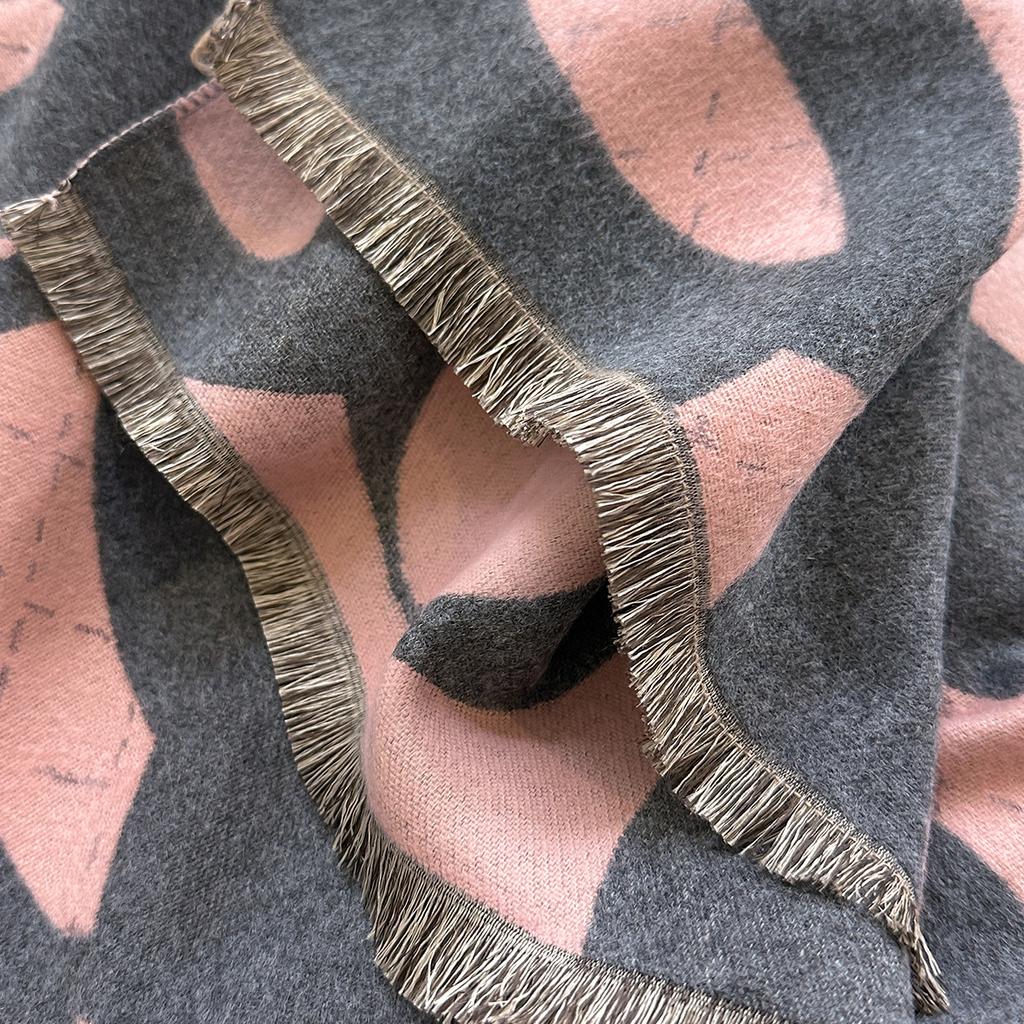 Scarf Autumn And Winter Shawl Japanese And Korean Imitation Cashmere Soft Imitation Cashmere Camellia Cold-Proof Atmosphere Warm Scarf