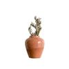 Ceramic Mini Plant Vase Excluding Plants Refrigerator Magnets Cute Vase Fridge Stickers  Gift