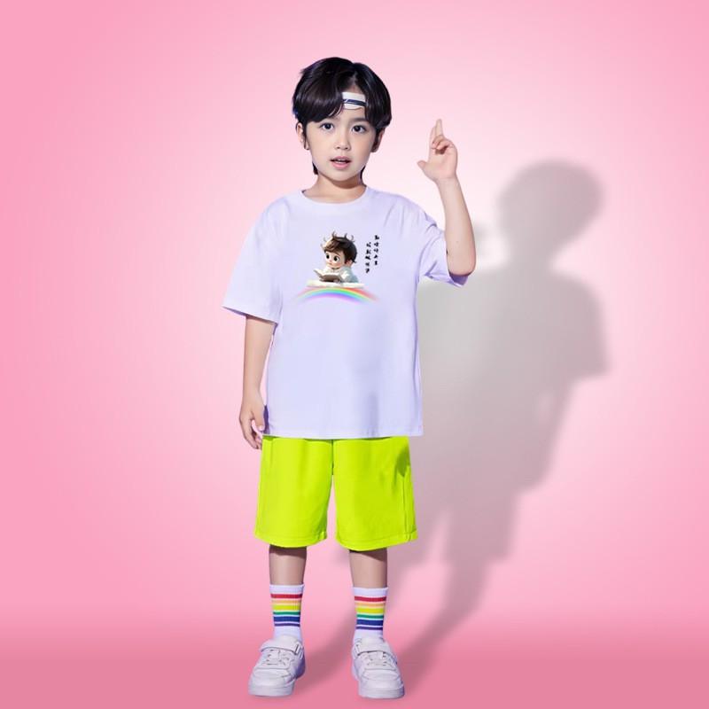 Kids Cheerleading Dance Uniforms Kindergarten Sports Team Performance Outfits Student Gym Costumes