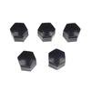ESP632 5 Pieces Car Wheel Bolt Screw Cover Black Plastic Cap 21 Mm * 22 Mm for Opel Insignia A G09 2008-2017 13283158