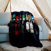 Jujutsu Kaisen Theme Printed Blanket - Perfect for Couch, Bed, Travel & Outdoor Use | Machine Washable, Cozy & Durable.