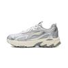 Li Ning Carefree V2 Амортизирующие Скользкие Устойчивые к истиранию Упругие Низкие Кроссовки для бега Женские Серый Серебристый ARXV008-3