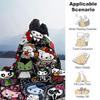 1pc Halloween Collection Hello Kitty Blanket, Seasonal Home Decorative Throw for Room, Living Room, Travel, Camping, Car Blankets, Beach, Office Naps,