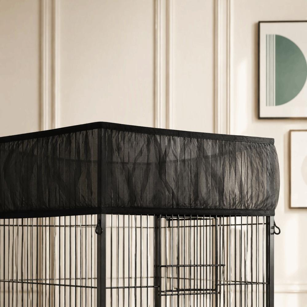 Stretchy Skirt Seed Catcher Guard Net Nylon Mesh Bird Cage Skirt For Parrot