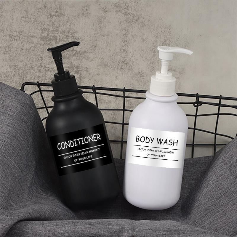 Наклейка на дозатор мыла Этикетка на бутылку шампуня для ванной комнаты Этикетки на кухонное мыло для посуды Лосьон Кондиционер Водонепроницаемые самоклеящиеся наклейки