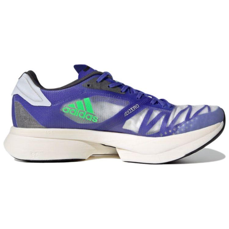 Adidas Кроссовки унисекс Adizero Adios Pro 2 Sonic Ink Screaming Green Purple Cloud-White FY4082
