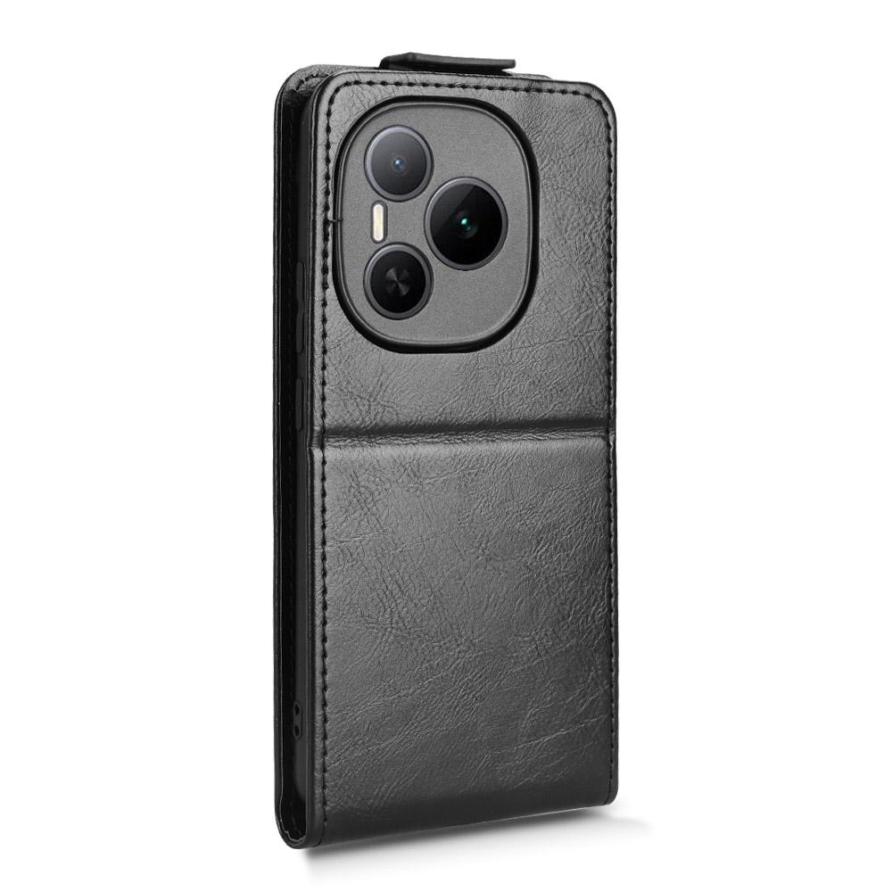 For Honor Power 5G Stand Case Magnetic Clasp Vertical Flip Leather Phone Cover with Card Holder