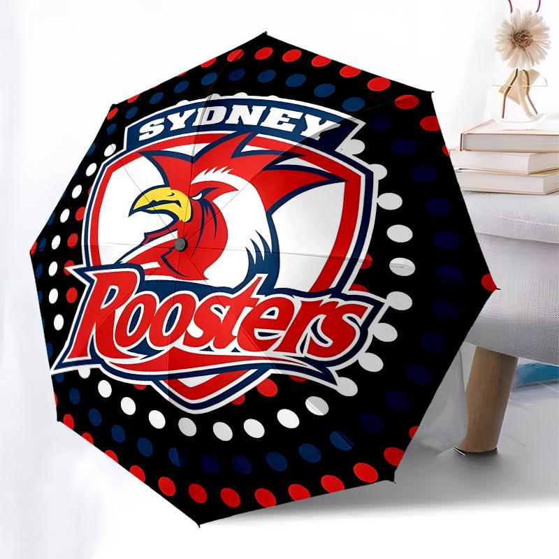 Sydney Roosters,  Automatic Opening and Closing, 8 rib Structure Portable Umbrella, Suitable for Men and Women in All Seasons  Perfect Gift