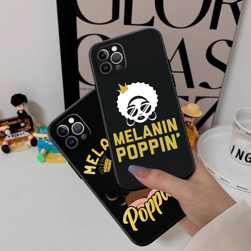 BH34 Melanin Black People Afro Girls New High-End Shell Phone Case for Redmi Note 13 14 Pro+ Plus A3 A3X 13X 13C 13R 14S 14C 14R