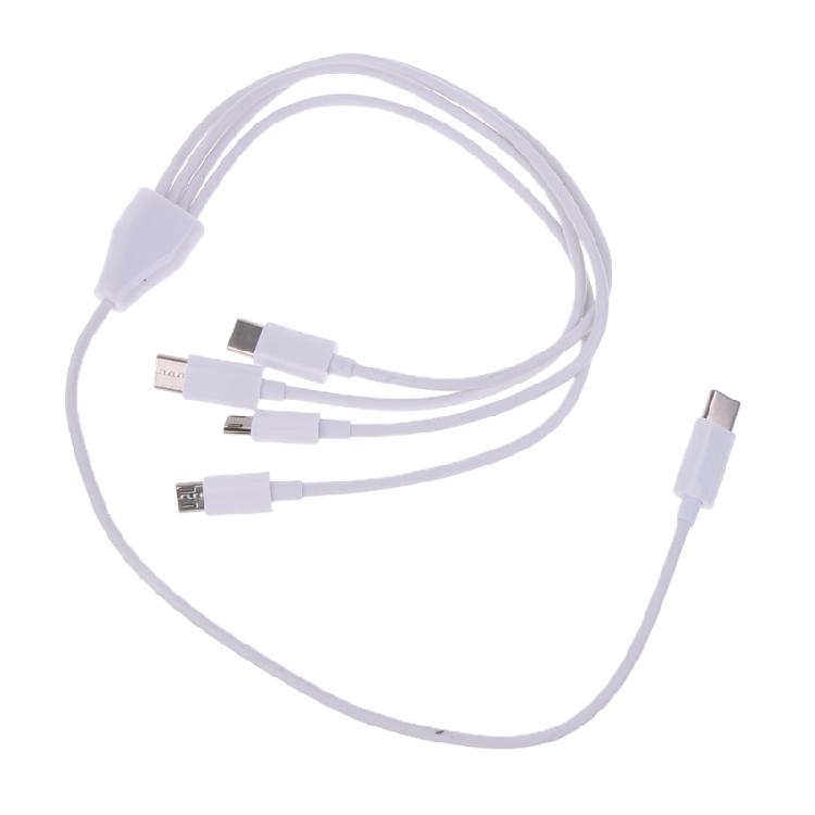 4-в-1 USB C к Multi Зарядному Кабелю USB C к Micro USB + Type C Универсальный