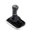 New 5 Speed Gear Shift Knob Gaitor Boot Black PU Leather Replacement for    Jetta GTi MK4 1999 2004