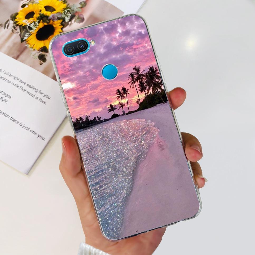 Case For Oppo A12 6.22" Cute Cartoon Dinosaur TPU Soft Silicone Clear Cover For Oppo A12 A 12 CPH2083 Phone Case Funda Bumper