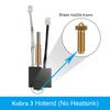 Hotend Kit For Anycubic Kobra 3 Combo 3D Printer Parts K3 Hot End Bimetal Heatbreak Throat For Kobra 3 V2 Print Head Nozzle