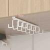 1PC Punch-free Kitchen Hook Rack Iron Double-row Hook Hanging Kitchen Utensil Rack Spoon And Shovel Rack Hanging Hook