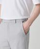 MUSINSA STANDARD Straight Hidden Banding Slacks [Light Gray]