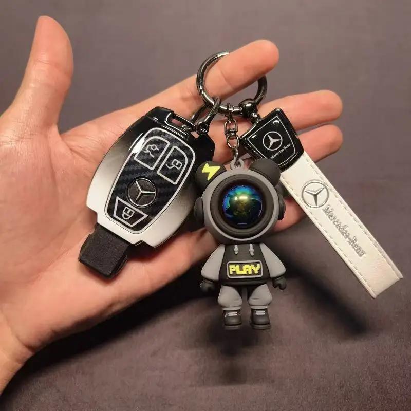 TGM3 Fob Holder for Mercedes Benz A B R G Class GLK GLA GLC GLR W204 W210 W176 W202 W463 Car Remote Key Case Cover