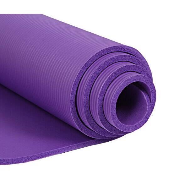 Tapis de Pilates - Non spécifié - 183x61x1 cm - Antidrapant - Sangle de transport - Violet