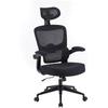Chaise de bureau ergonomique - woxter - ergo black - réglable en hauteur - accoudoirs - tissu respirant
